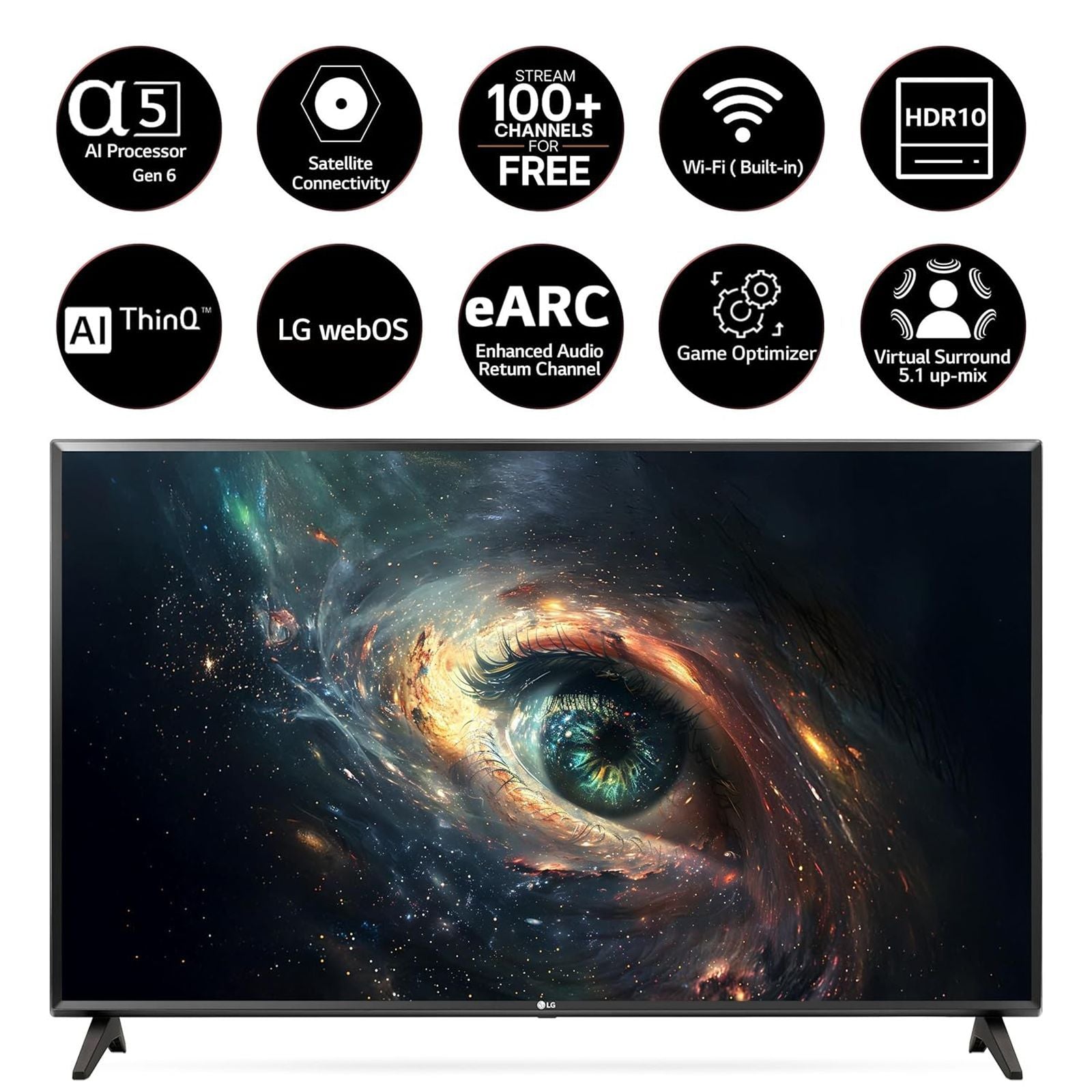 LG 80cm (32 inch) HD LED Smart webOS TV with AI Sound (2025 Model)