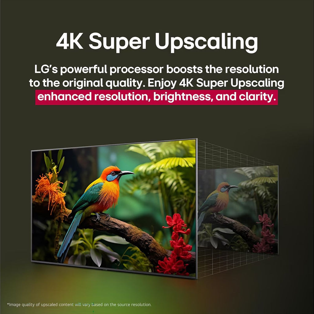 LG UA75 109.22 cm (43 inch) 4K Ultra HD Smart WebOS TV with Google Cast (2025 model)