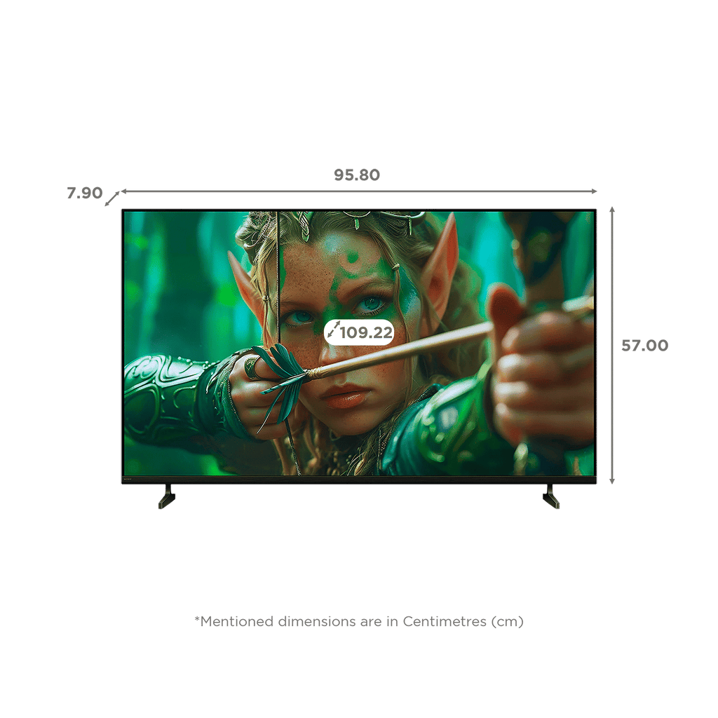 SONY BRAVIA 2 II 109.22 cm (43 inch) 4K Ultra HD LCD Smart Android TV with Built- in Chromecast (2025 model)