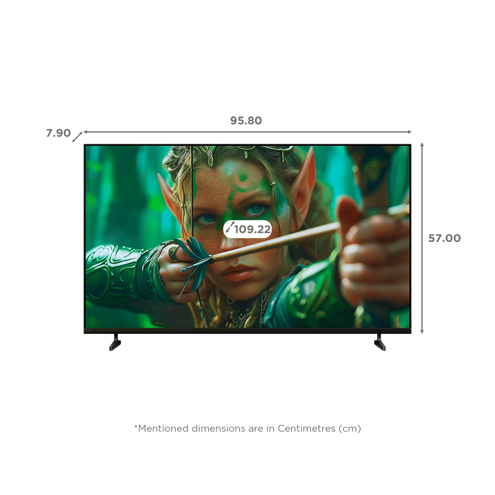 SONY BRAVIA 2 II 109.22 cm (43 inch) 4K Ultra HD LCD Smart Android TV with Built- in Chromecast (2025 model)