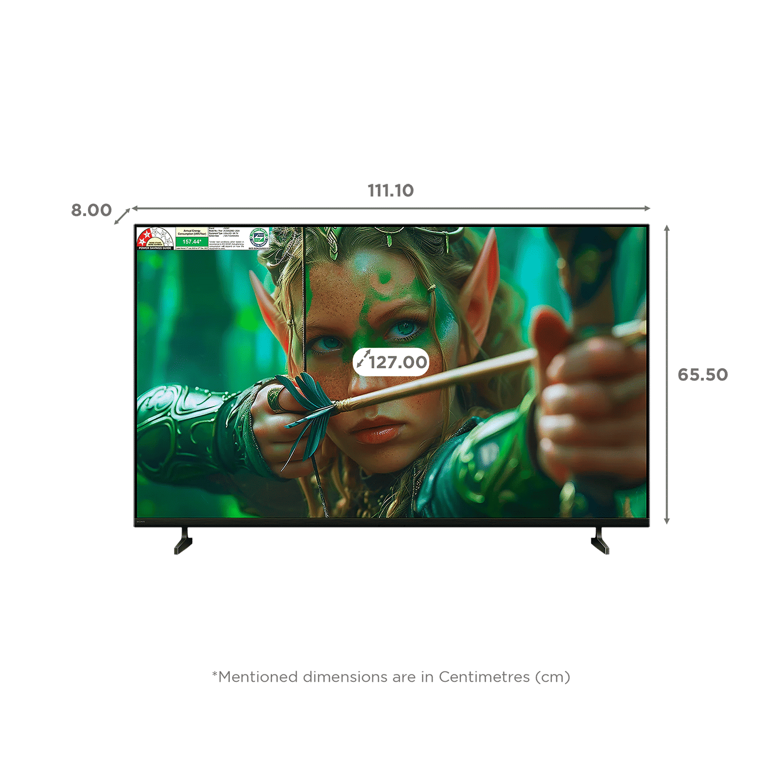 SONY BRAVIA 2 II 127 cm (50 inch) LCD 4K Ultra HD Smart Android TV with Built- in Chromecast (2025 model)