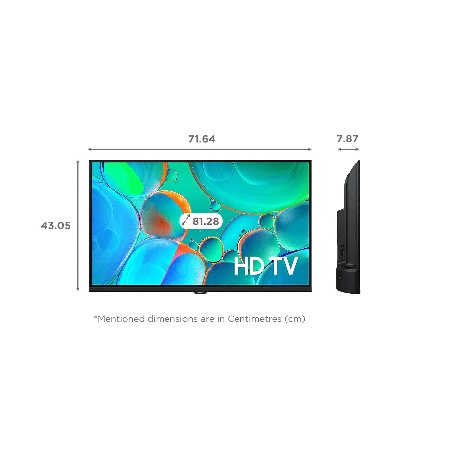 SAMSUNG H4550 81.28 cm (32 inch) HD LED Smart Tizen TV with Alexa & Google Voice Assistant (2025 model)