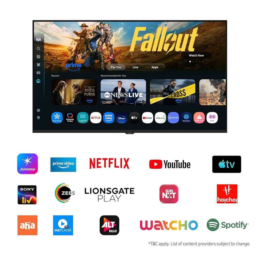 SAMSUNG F5550 109.22 cm (43 inch) Full HD LED Smart Tizen TV with Alexa & Google Voice Assistant (2025 model)