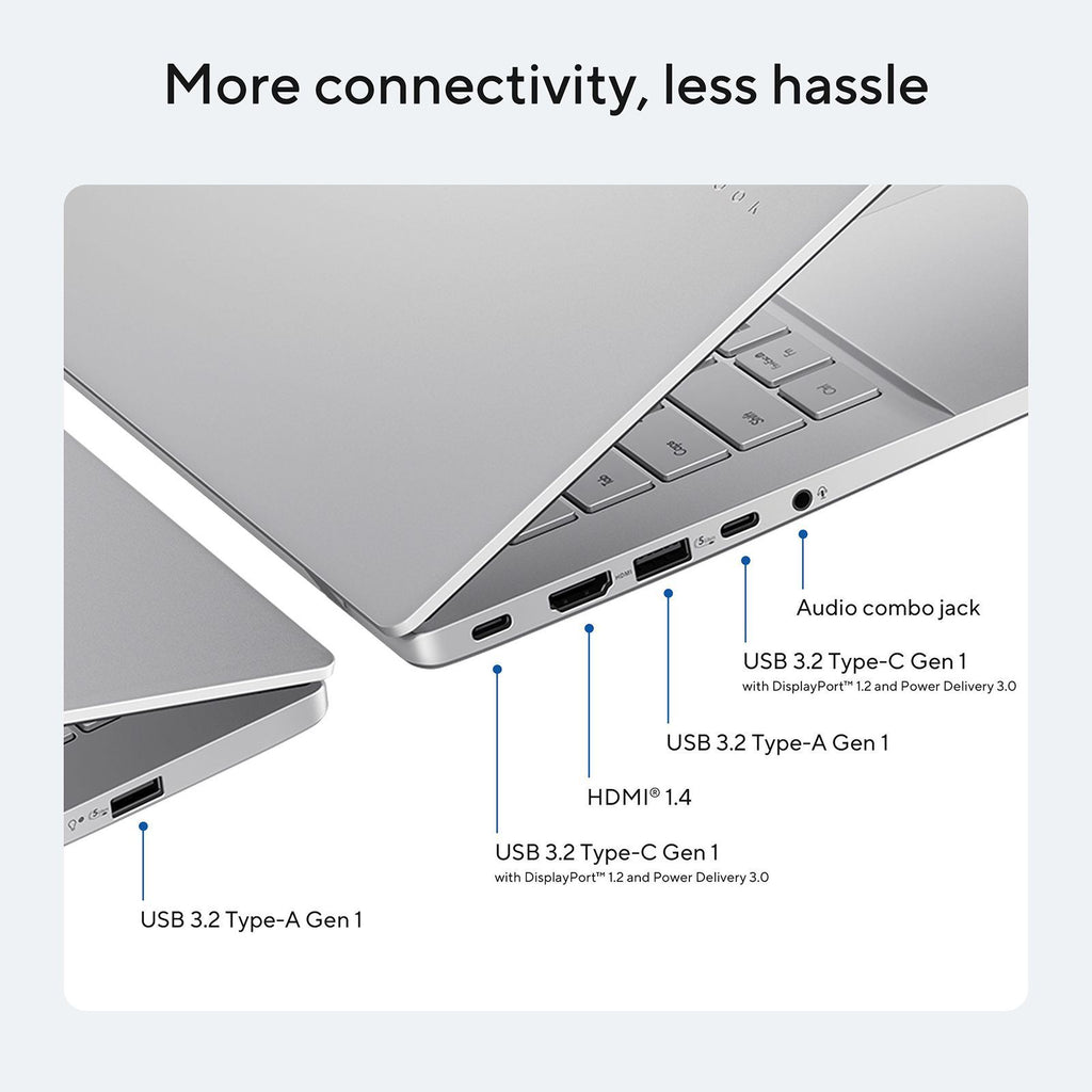 ASUS Vivobook S14 S3407CA-LY060WS Intel Core Ultra 5 Thin & Light Laptop (16GB, 512GB SSD, Windows 11, 14 inch WUXGA IPS Display, MS Office 2024, Cool Silver, 1.40 KG)