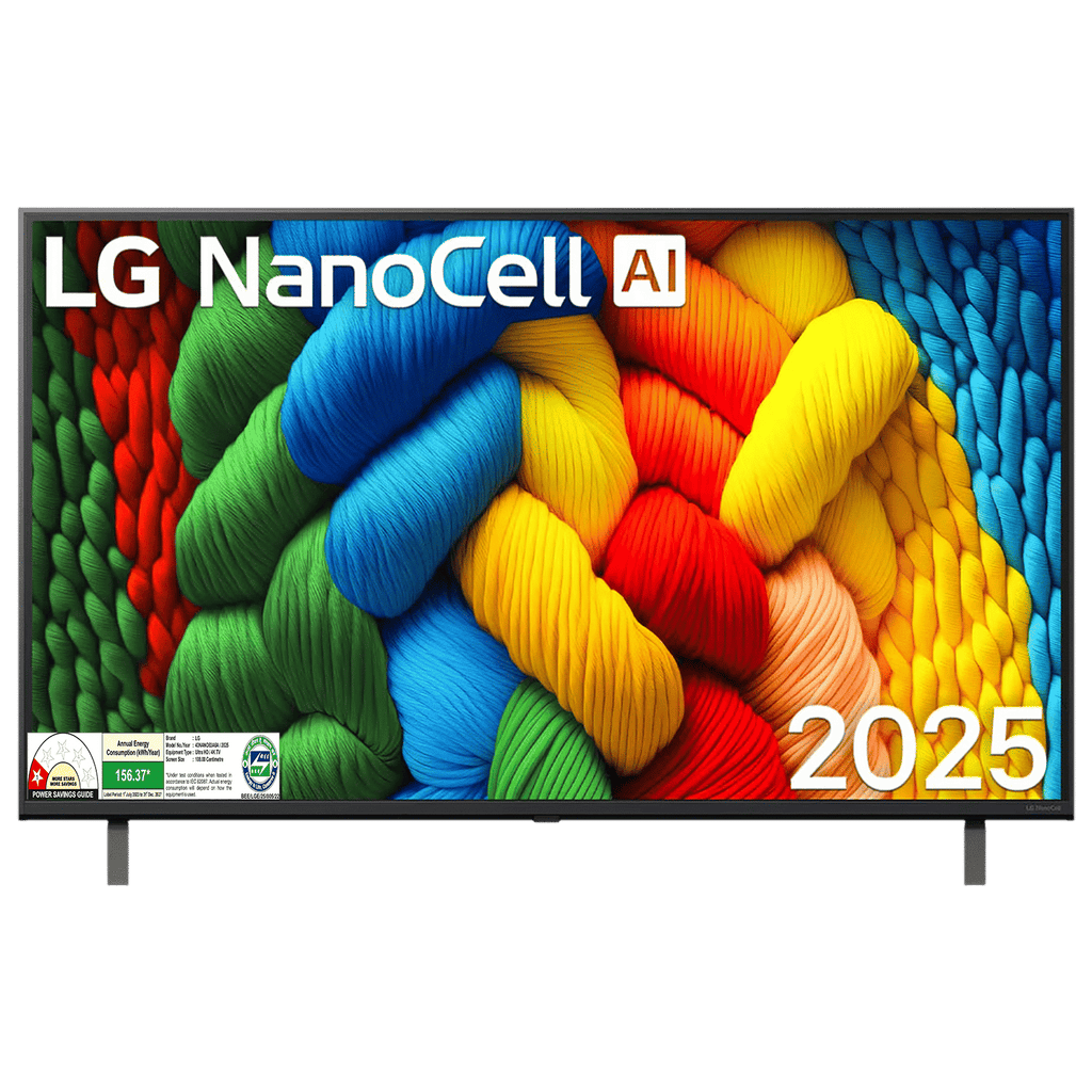 LG NanoCell AI NANO83 109.22 cm (43 inch) 4K Ultra HD Smart WebOS TV with Dolby Atmos (2025 Model)
