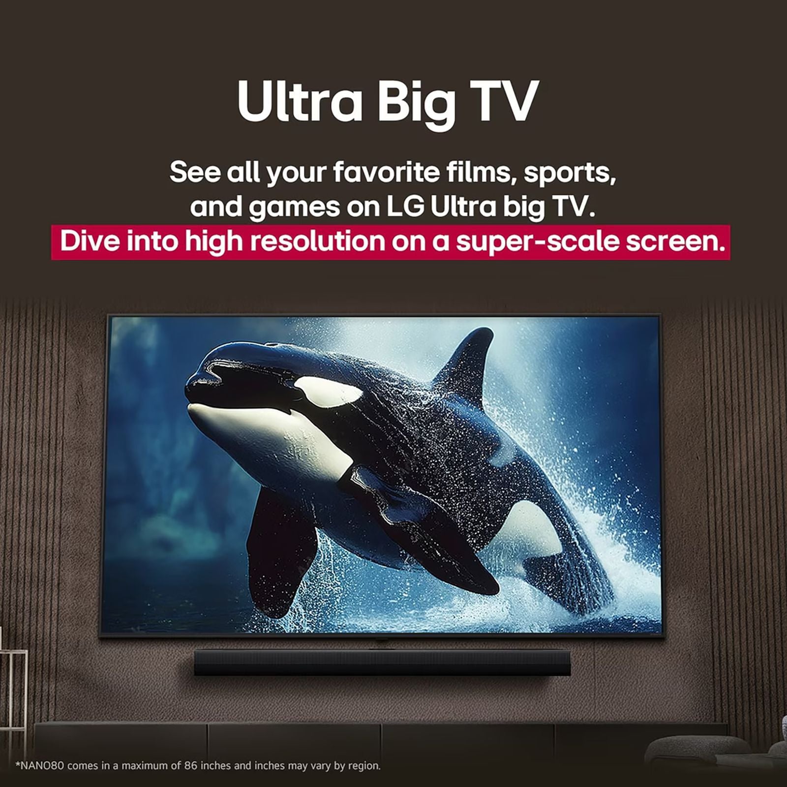 LG NanoCell AI NANO83 109.22 cm (43 inch) 4K Ultra HD Smart WebOS TV with Dolby Atmos (2025 Model)