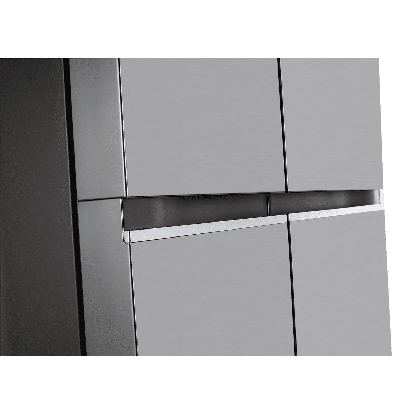 LG 650 Litres 3 Star Frost Free Side by Side Refrigerator (GL- B257HPZ3, Shiny  Steel)