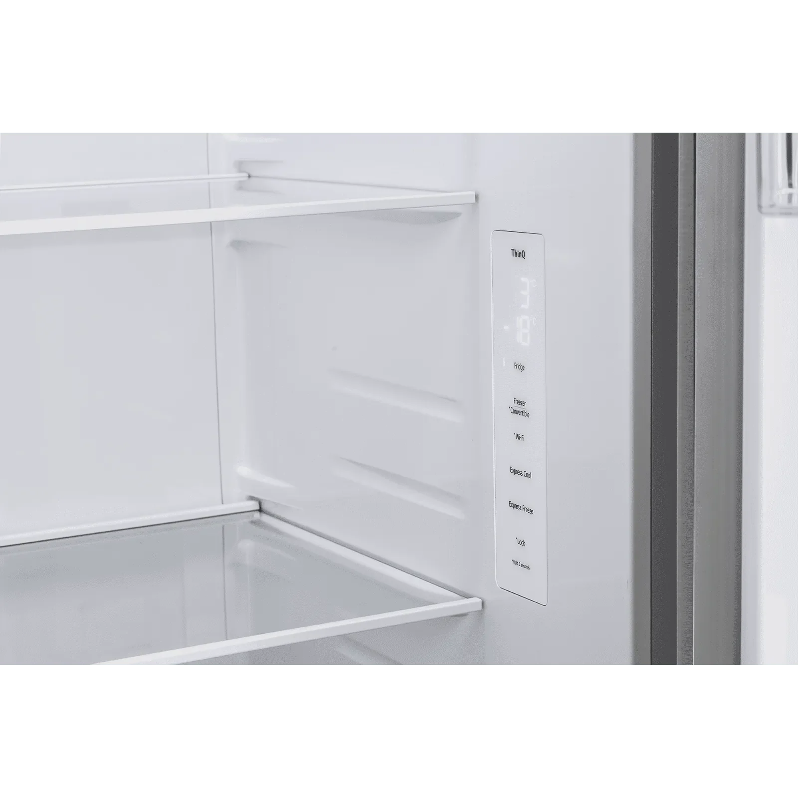 LG 650 Litres 3 Star Frost Free Side by Side Refrigerator (GL- B257HPZ3, Shiny  Steel)
