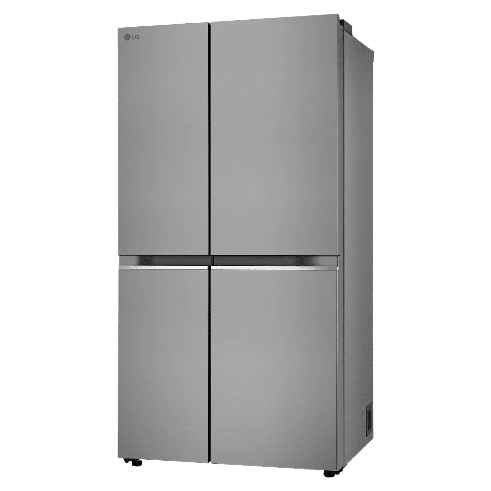 LG 650 Litres 3 Star Frost Free Side by Side Refrigerator (GL- B257HPZ3, Shiny  Steel)