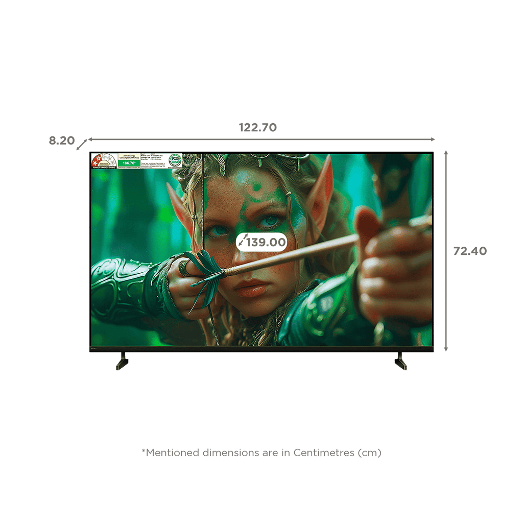 SONY BRAVIA 2 II 139.7 cm (55 inch) 4K Ultra HD LED Smart Google TV with Google Assistant (2025 model)