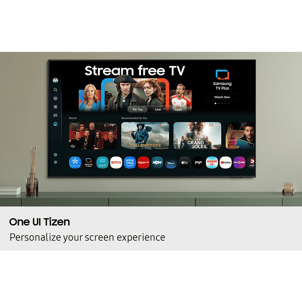 SAMSUNG QEF1 109.22 cm (43 inch) 4K Ultra HD QLED Smart Tizen TV with Google Assistant (2025 model)