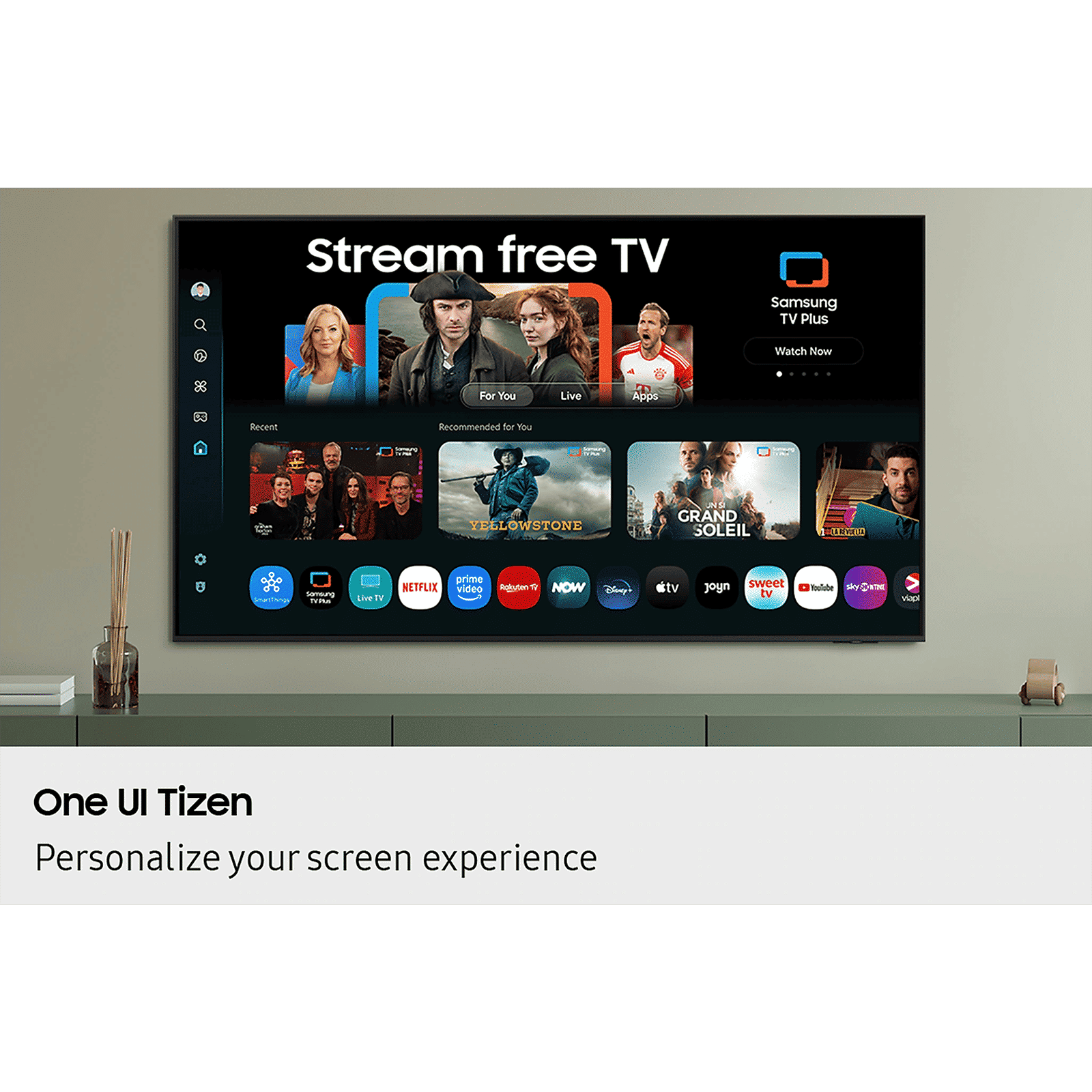 SAMSUNG QEF1 109.22 cm (43 inch) 4K Ultra HD QLED Smart Tizen TV with Google Assistant (2025 model)