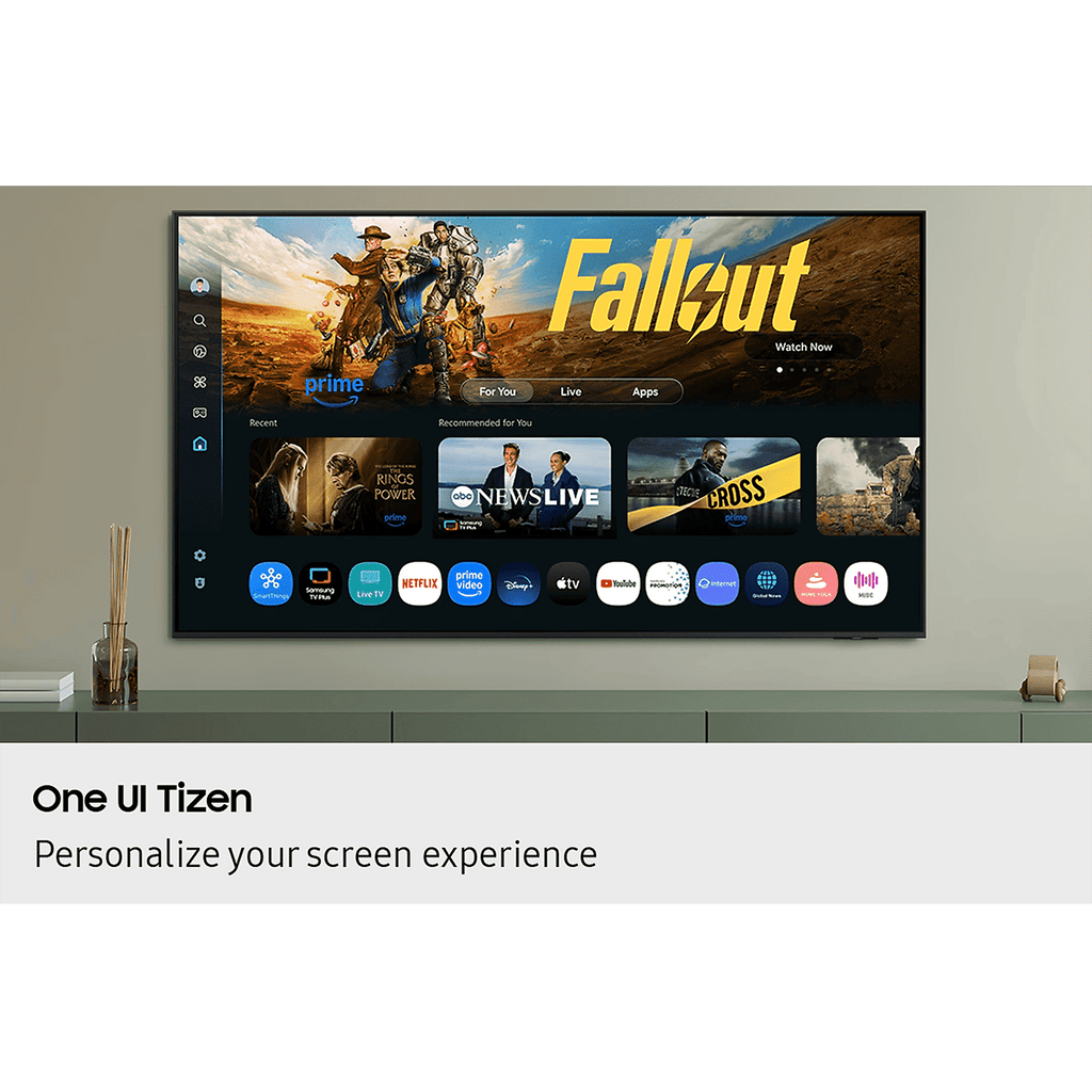SAMSUNG QEF1 109.22 cm (43 inch) 4K Ultra HD QLED Smart Tizen TV with Google Assistant (2025 model)