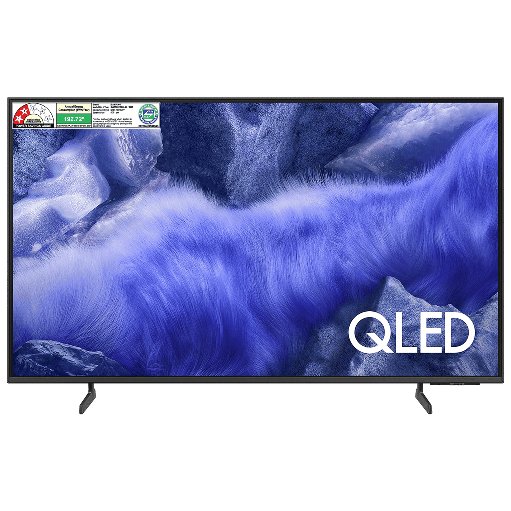 SAMSUNG QEF1 139.7 cm (55 inch) 4K Ultra HD QLED Smart Tizen TV with Google Assistant (2025 model)