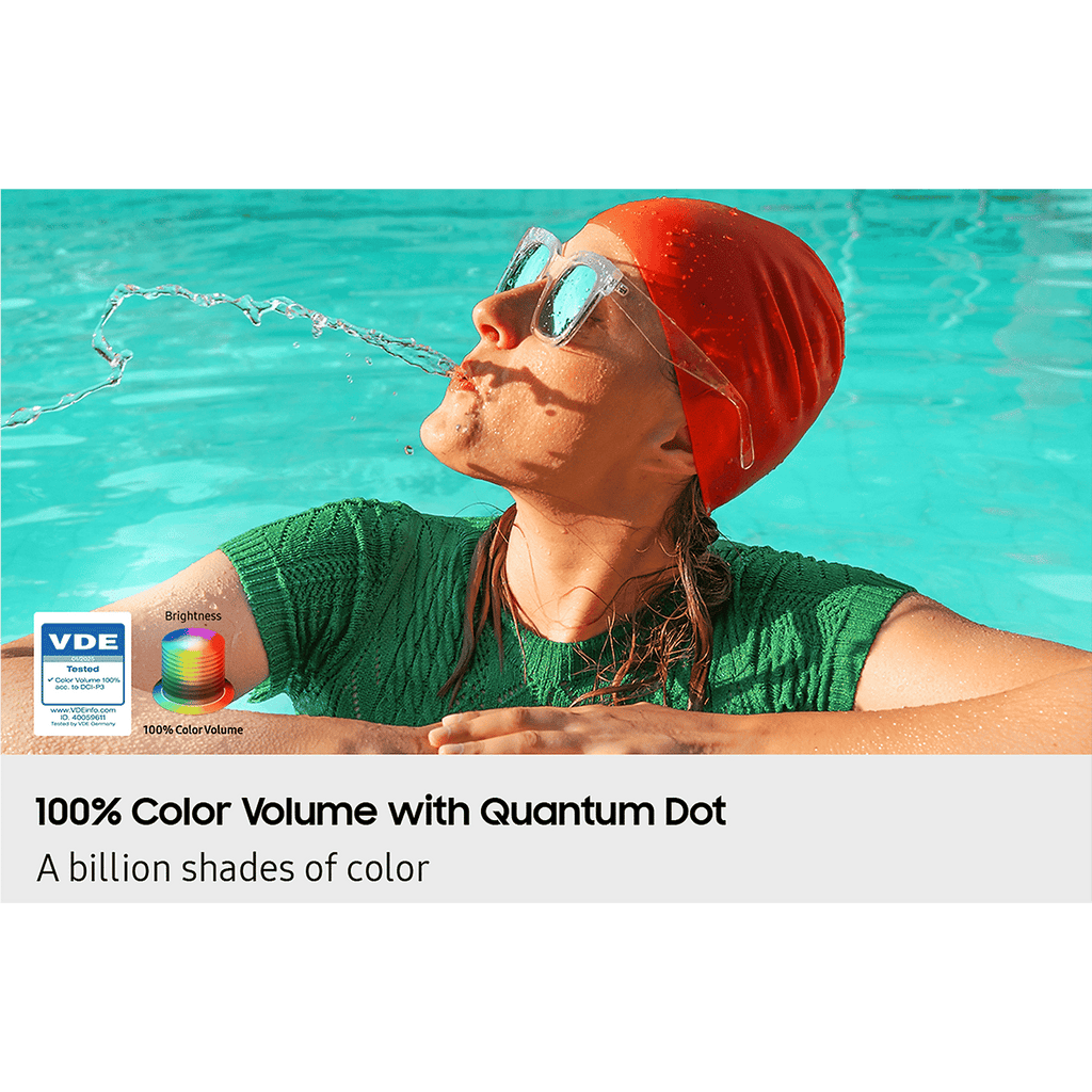 SAMSUNG QEF1 139.7 cm (55 inch) 4K Ultra HD QLED Smart Tizen TV with Google Assistant (2025 model)