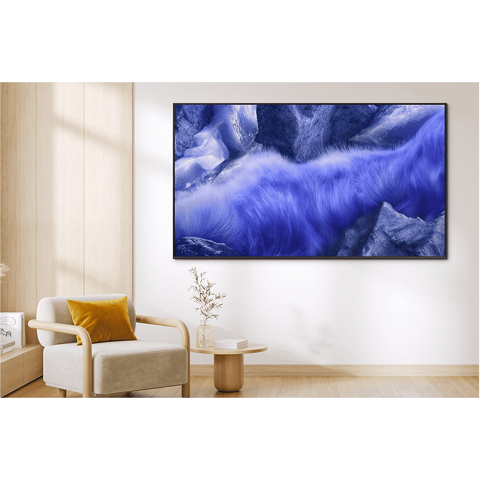 SAMSUNG QEF1 139.7 cm (55 inch) 4K Ultra HD QLED Smart Tizen TV with Google Assistant (2025 model)
