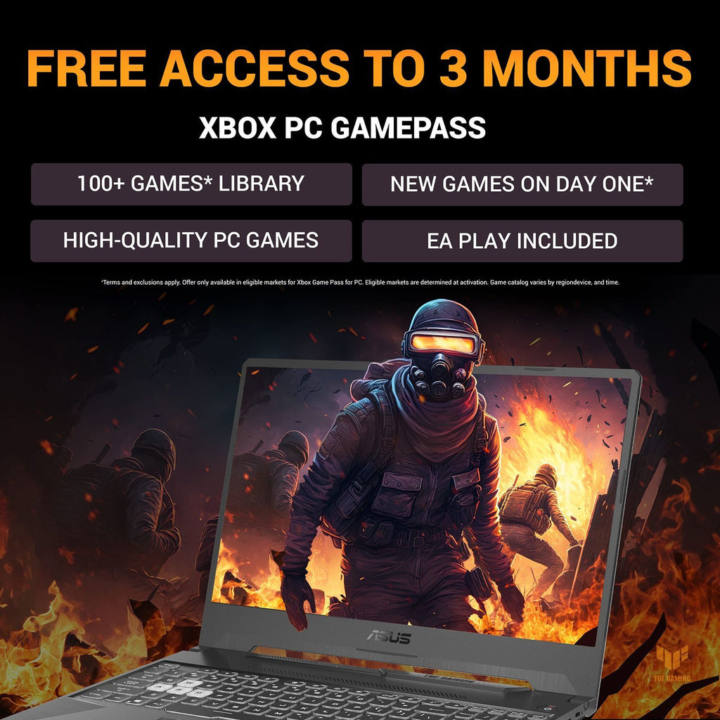ASUS TUF FA506NCG-HN200WS AMD Ryzen 7 Gaming Laptop (16GB, 512GB SSD, Windows 11 Home, 4GB Graphics, 15.6 inch 144 Hz WUXGA Full HD Display, NVIDIA GeForce RTX 3050, MS Office Home 2024, Graphite Black, 2.3 KG)