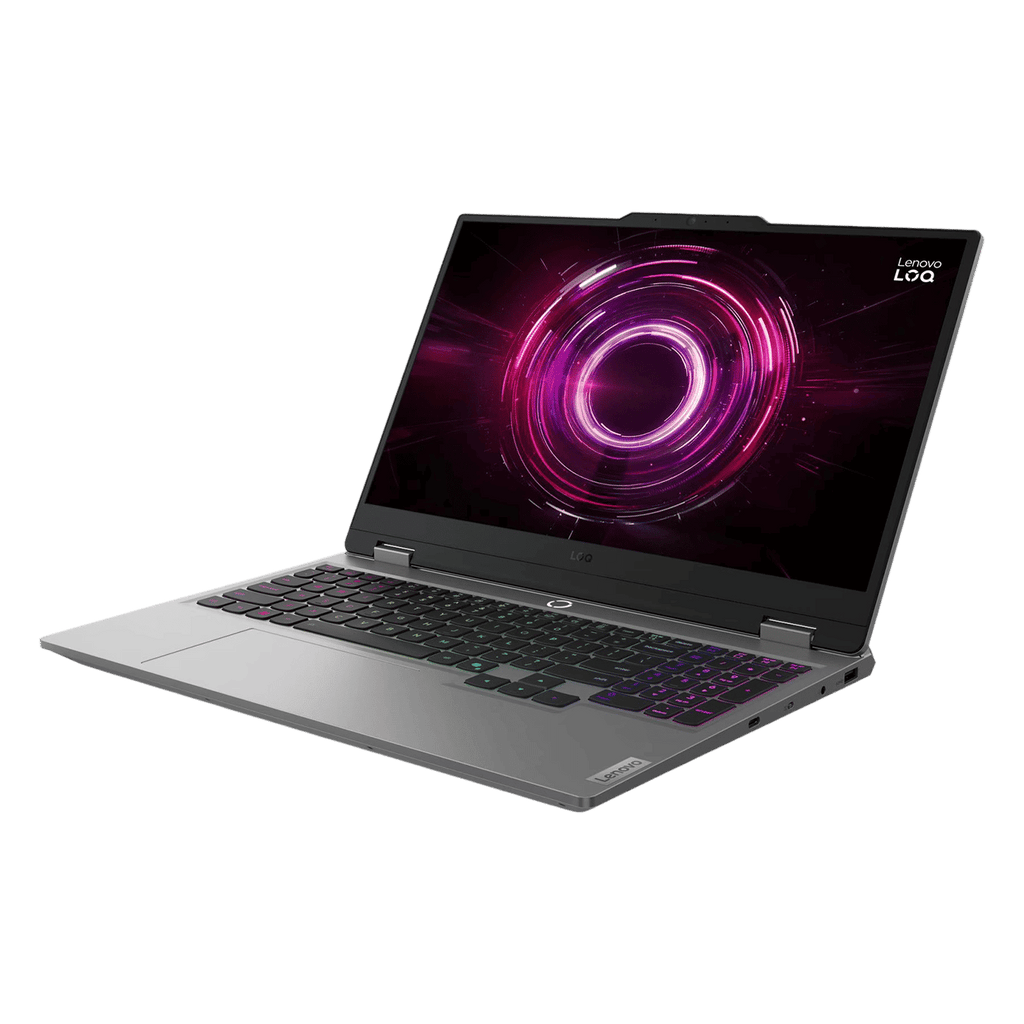 Lenovo LOQ 15AHP10 AMD Ryzen 7 Gaming Laptop (16GB, 1TB SSD, Windows 11 Home, 8GB Graphics, 15.6 Inch 144 Hz Full HD IPS Display, NVIDIA GeForce RTX 5060, MS Office Home 2024, Luna Grey, 2.4 KG)