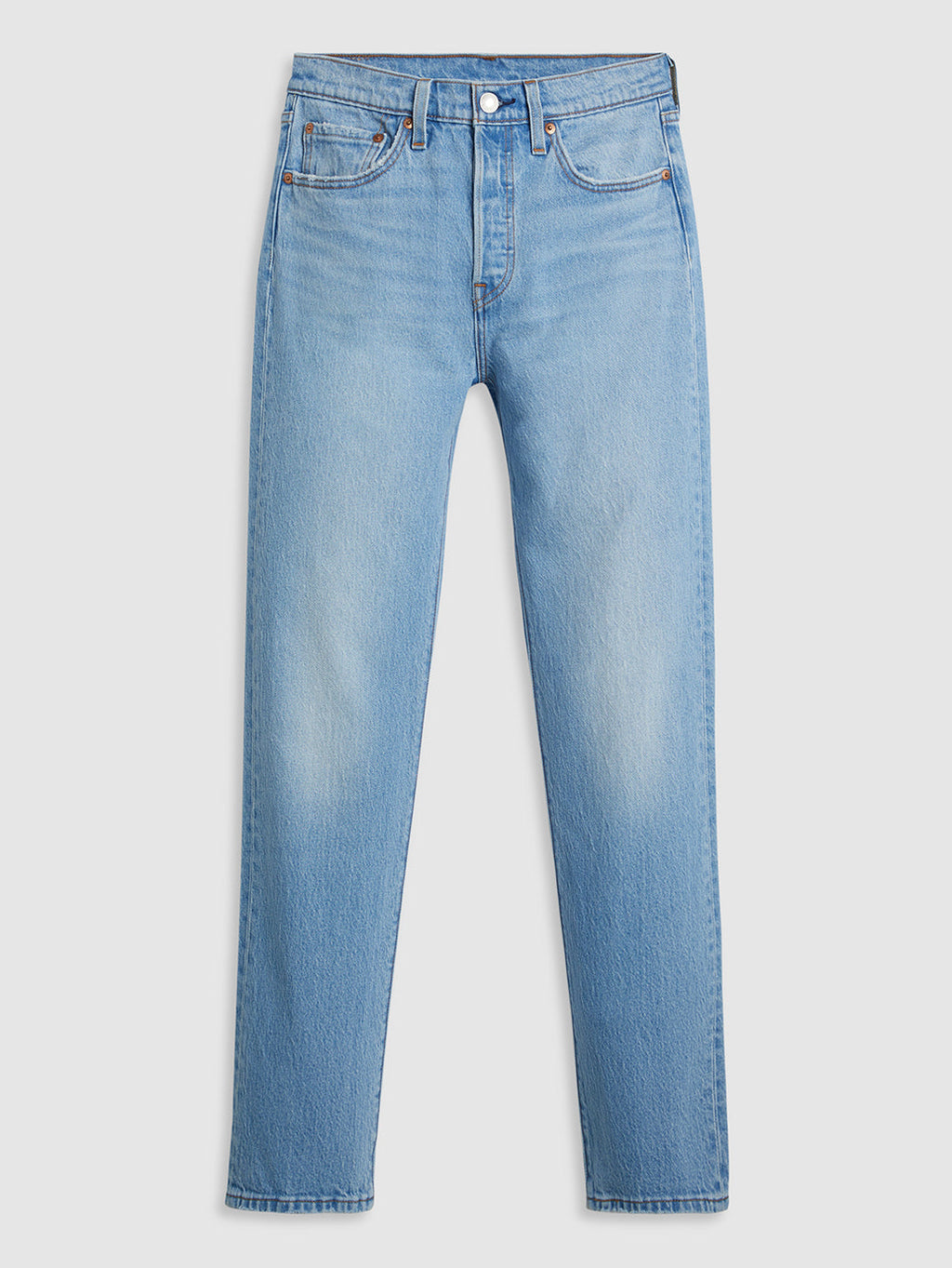 Women's 501 Blue Straight Fit High Rise Jeans