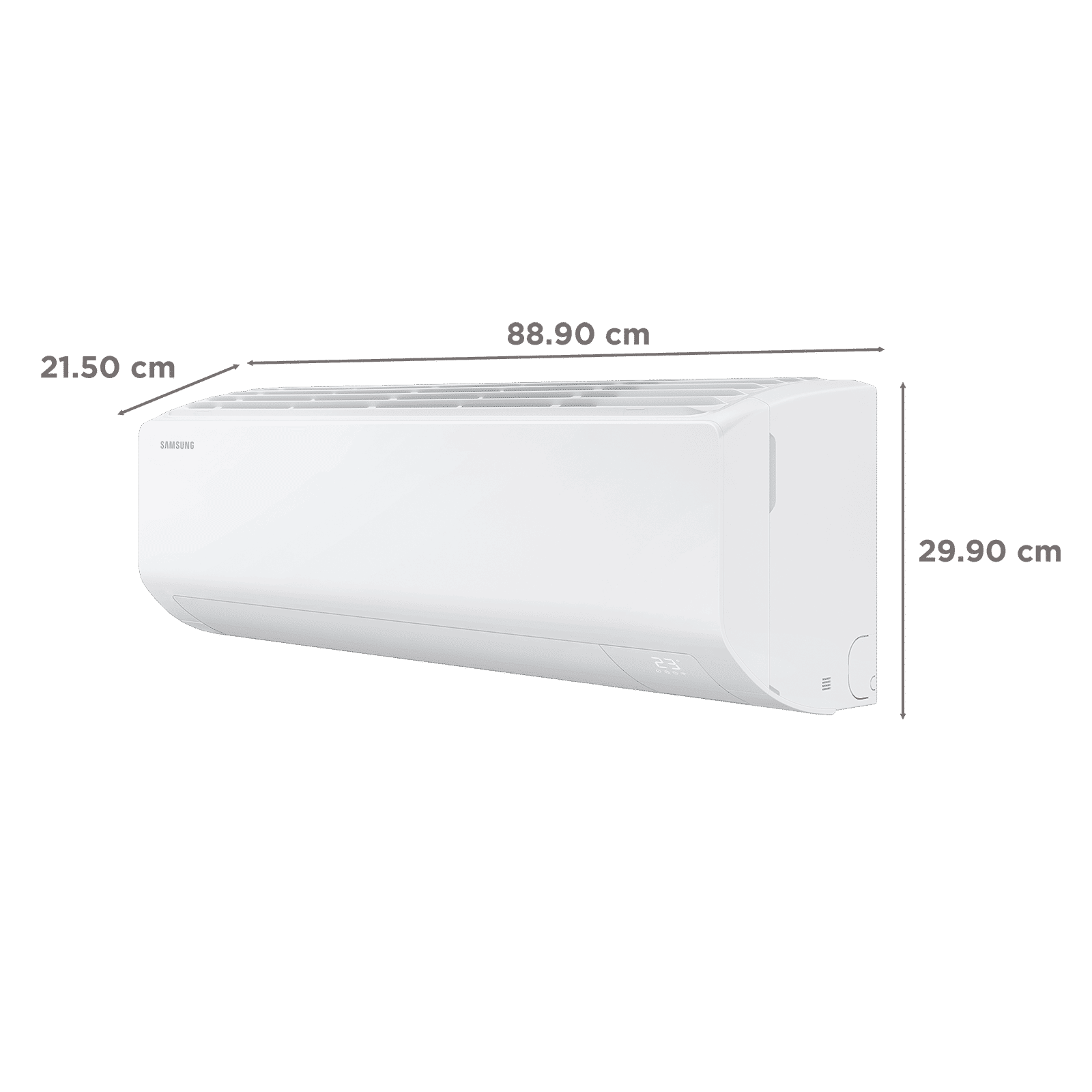 SAMSUNG AR50 5 in 1 Convertible 1.5 Ton 3 Star Inverter Split Smart AC with Bespoke AI (2026 Model, Copper Condenser, AR50H18D13HNNA)