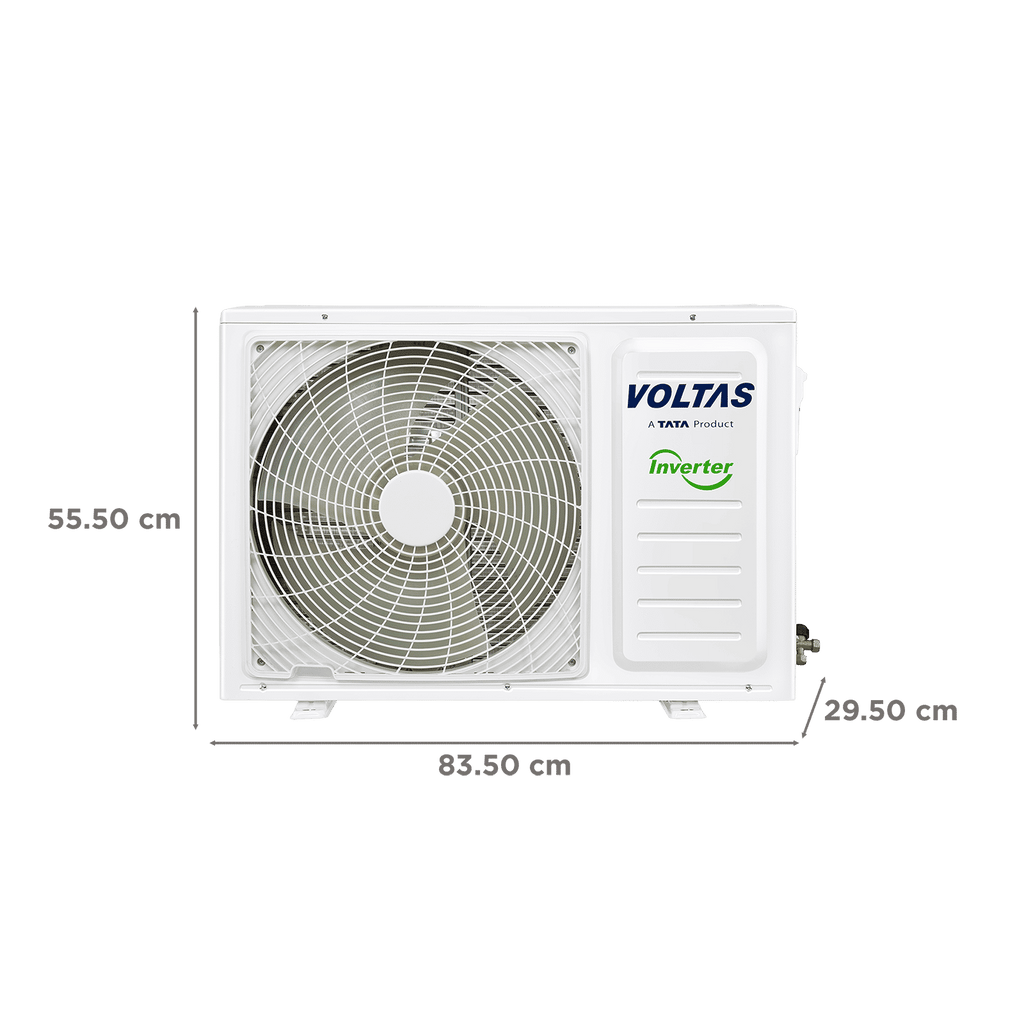 VOLTAS 183INV VERTIS AI ZEST GOLD Convertible 1.5 Ton 3 Star Inverter Split AC with Hidden Display (2026 Model, Copper Condenser, 4504075)