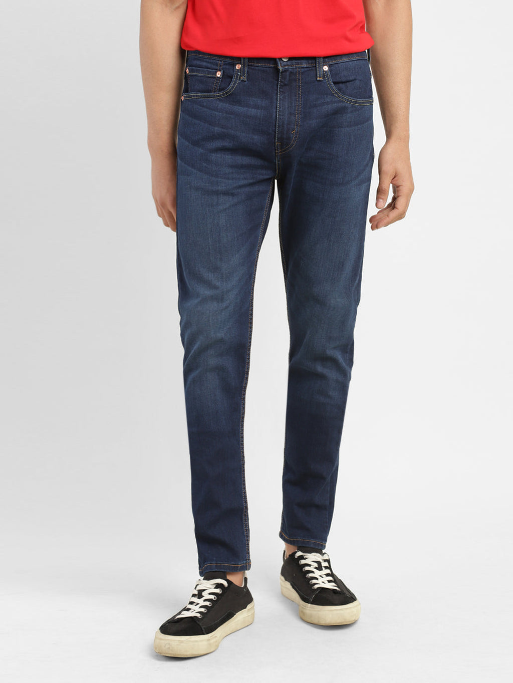 Men's 512 Blue Slim Tapered Fit Mid Rise Jeans