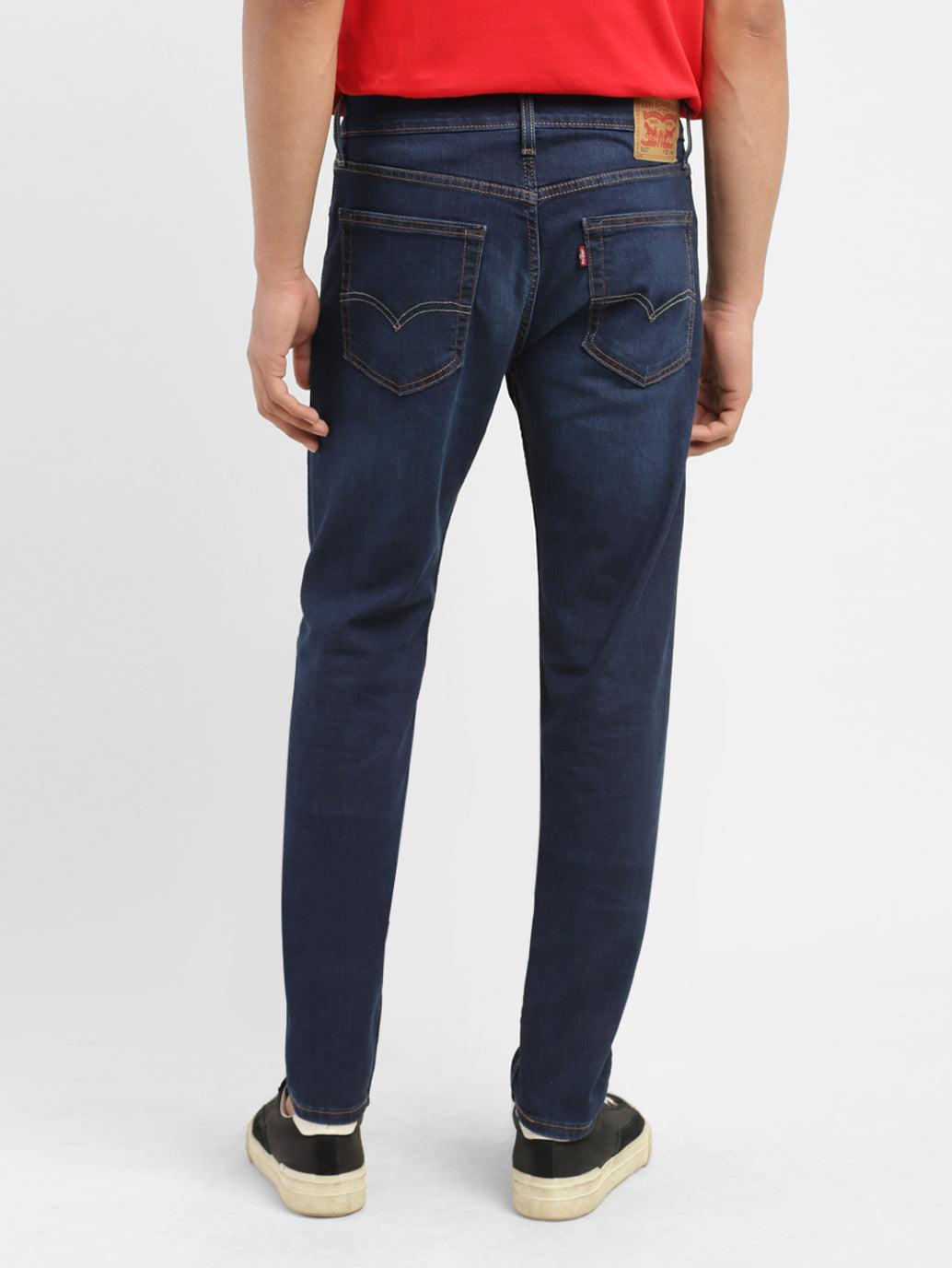 Men's 512 Blue Slim Tapered Fit Mid Rise Jeans