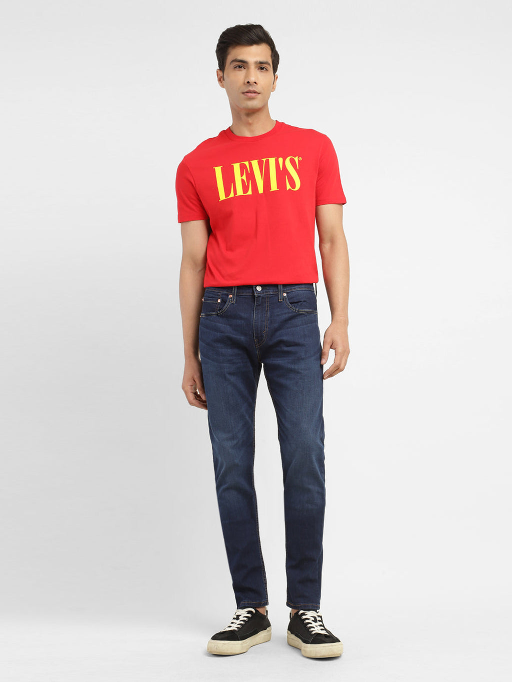 Men's 512 Blue Slim Tapered Fit Mid Rise Jeans