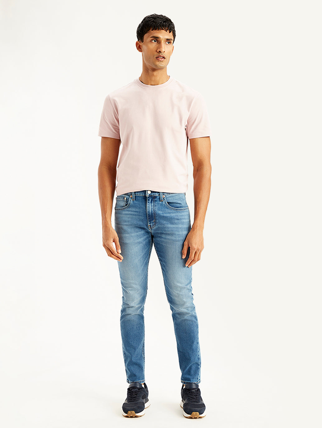 Men's 512 Blue Slim Tapered Fit Mid Rise Jeans
