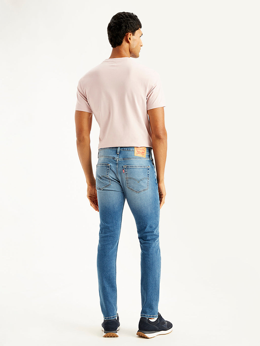 Men's 512 Blue Slim Tapered Fit Mid Rise Jeans