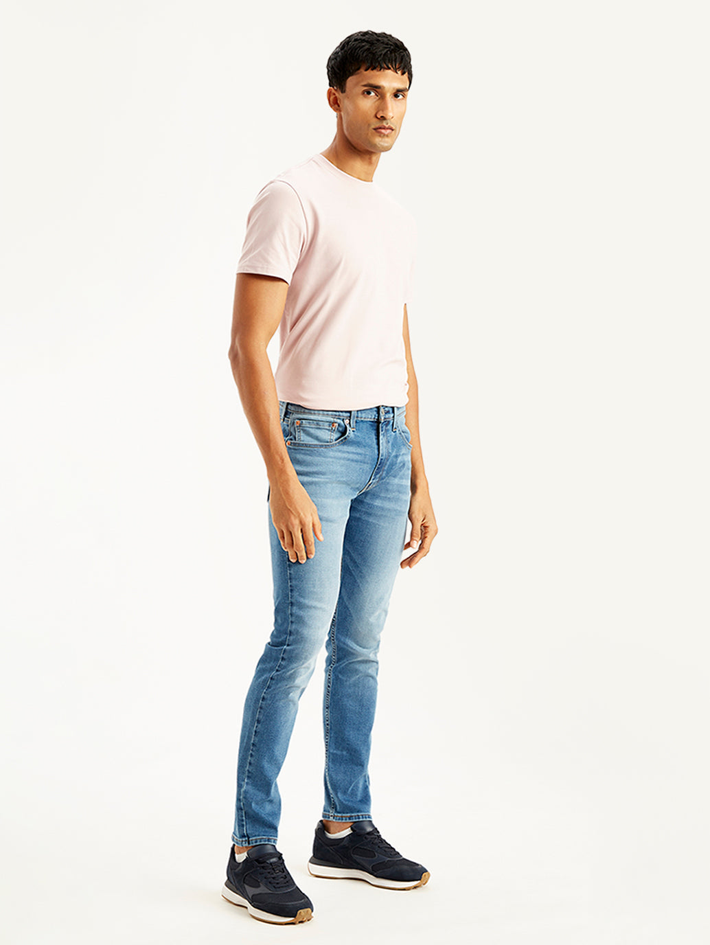 Men's 512 Blue Slim Tapered Fit Mid Rise Jeans