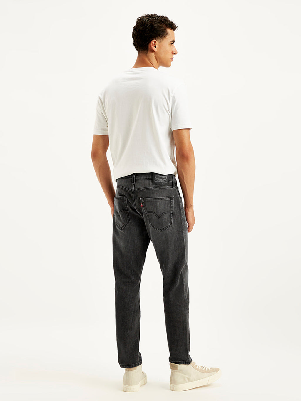 Men's 512 Charcoal Grey Slim Tapered Fit Mid Rise Jeans