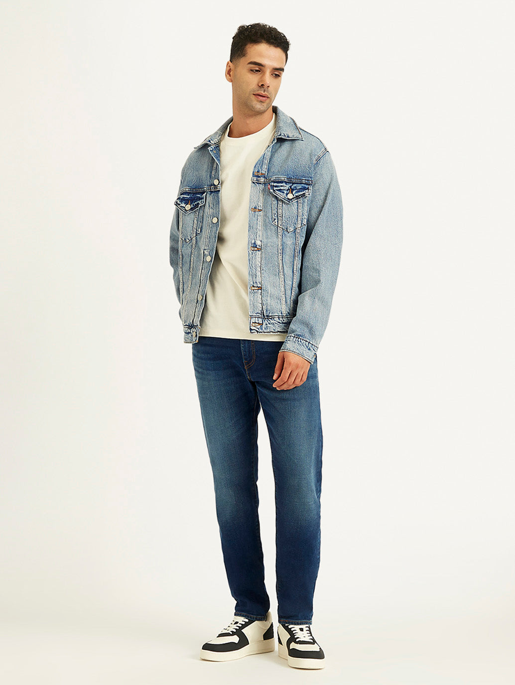 Men's 512 Blue Slim Tapered Fit Mid Rise Jeans