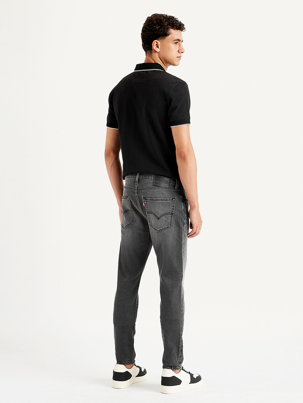 Men's 512 Charcoal Grey Slim Tapered Fit Mid Rise Jeans