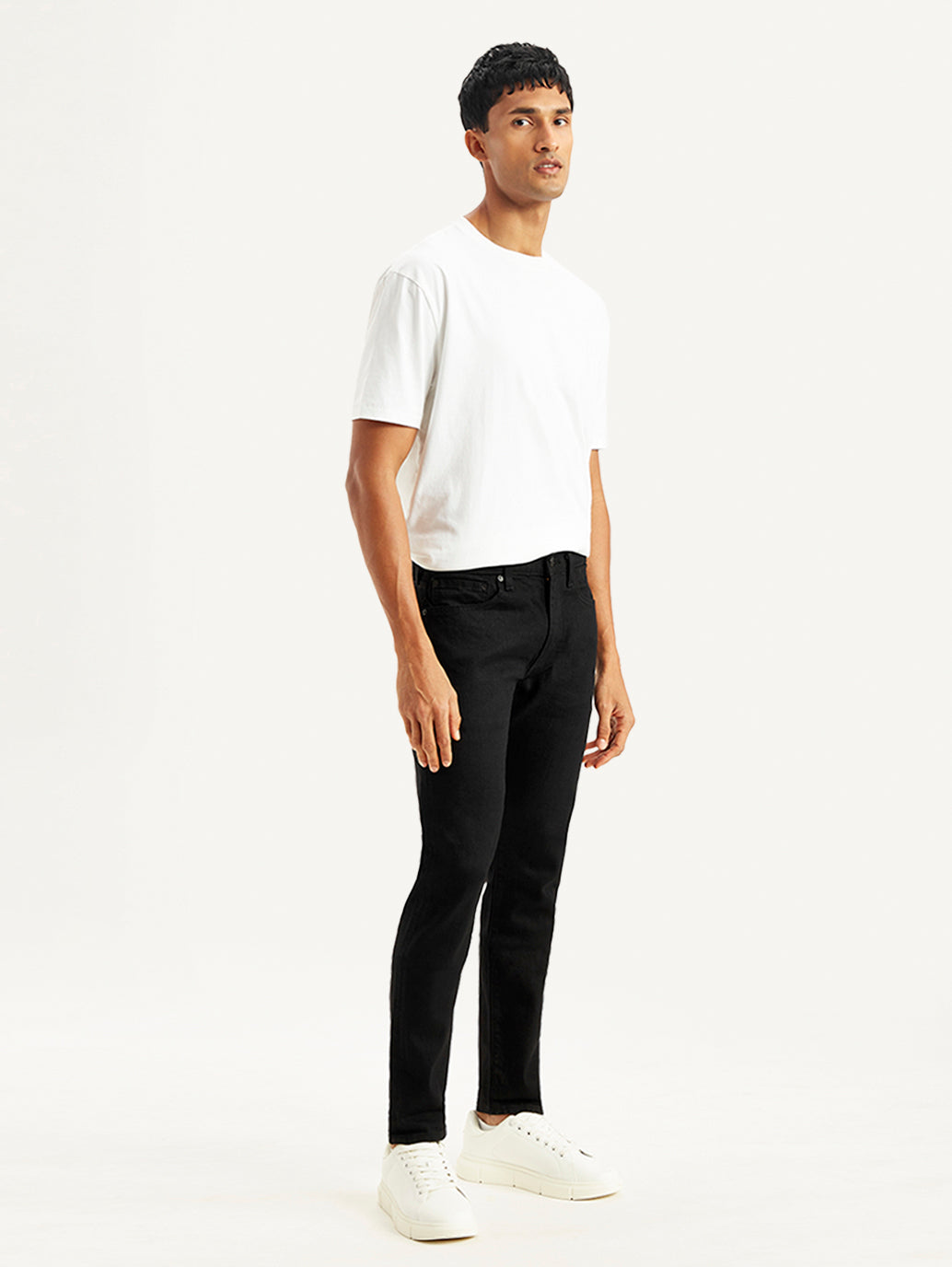 Men's 512 Black Slim Tapered Fit Mid Rise Jeans