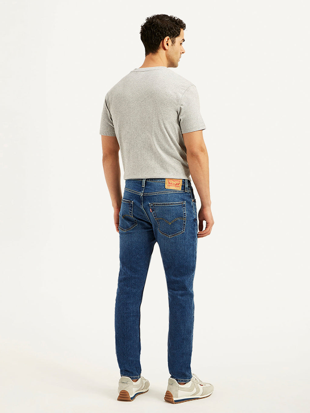Men's 512 Blue Slim Tapered Fit Mid Rise Jeans