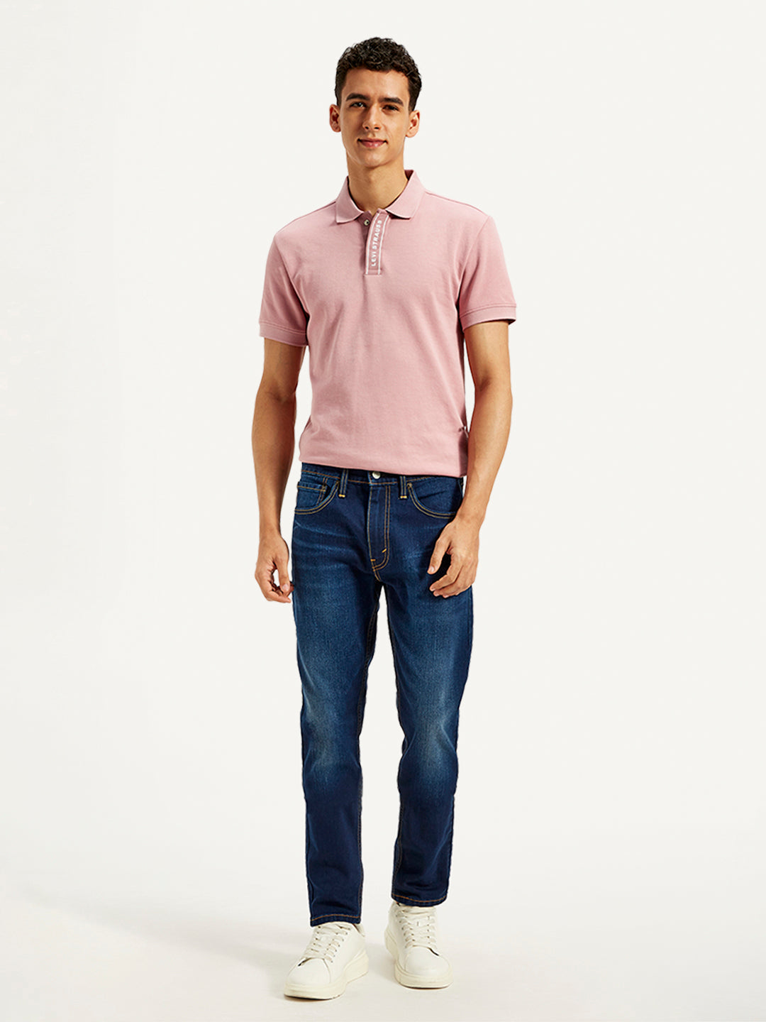 Men's 512 Blue Slim Tapered Fit Mid Rise Jeans