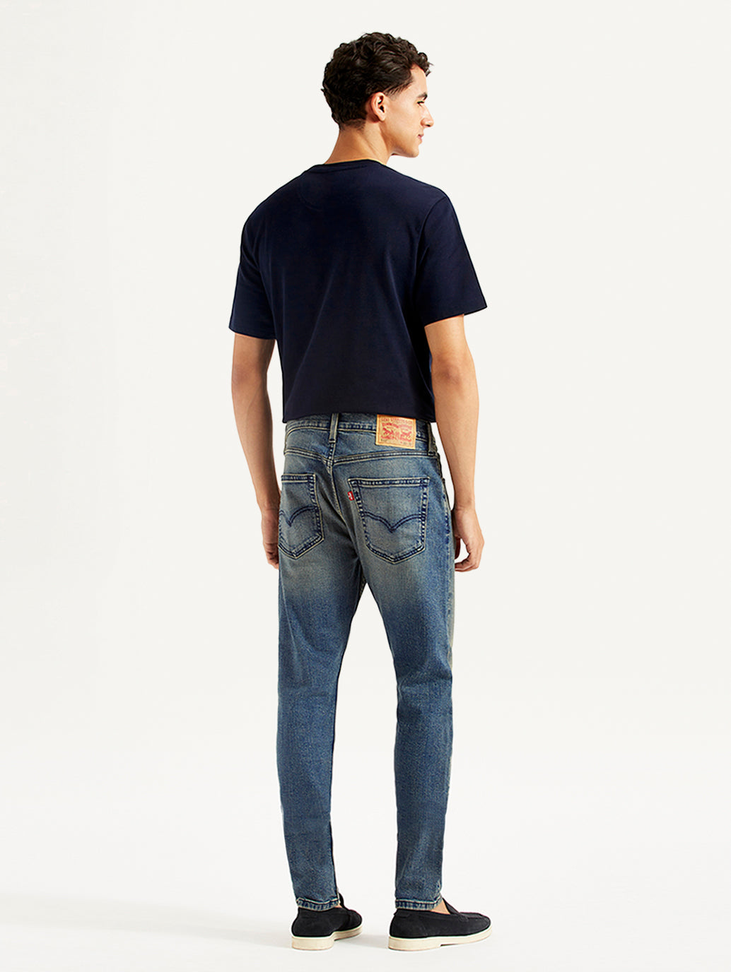 Men's 512 Blue Slim Tapered Fit Mid Rise Jeans
