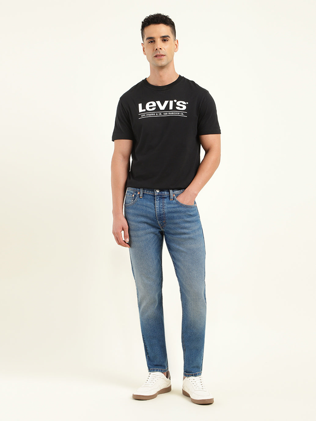 Men's 512 Indigo Slim Tapered Fit Mid Rise Jeans