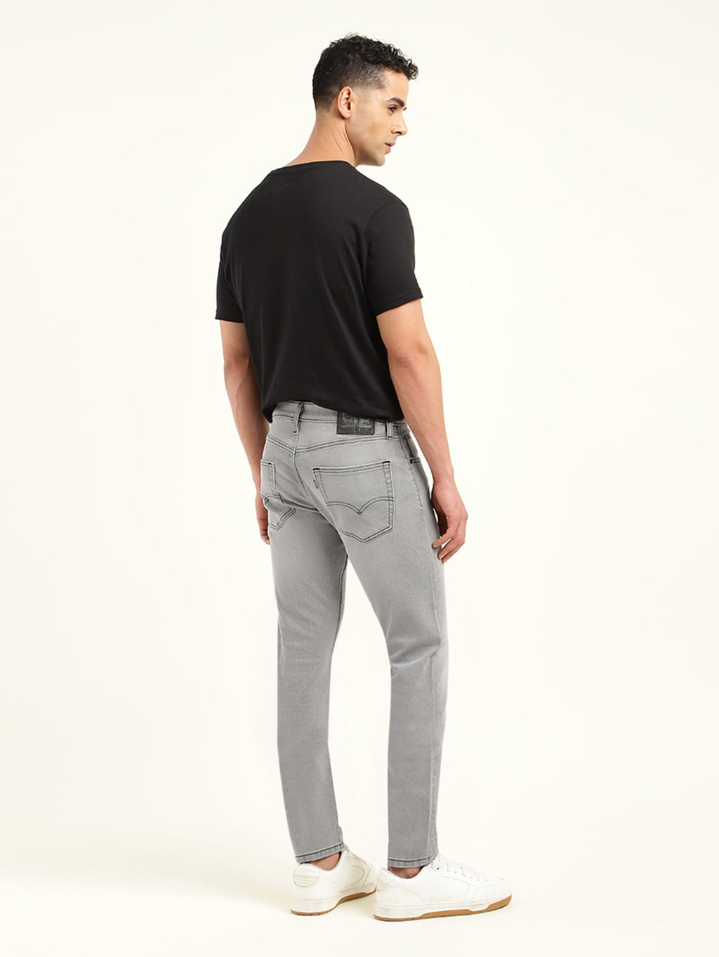 Men's 512 Grey Slim Tapered Fit Mid Rise Jeans