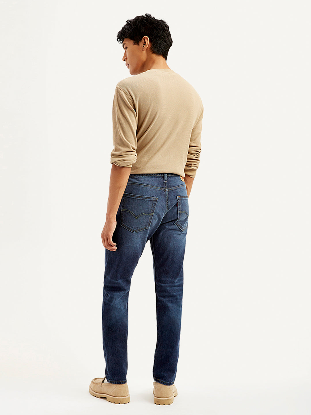 Men's 512 Blue Slim Tapered Fit Mid Rise Jeans