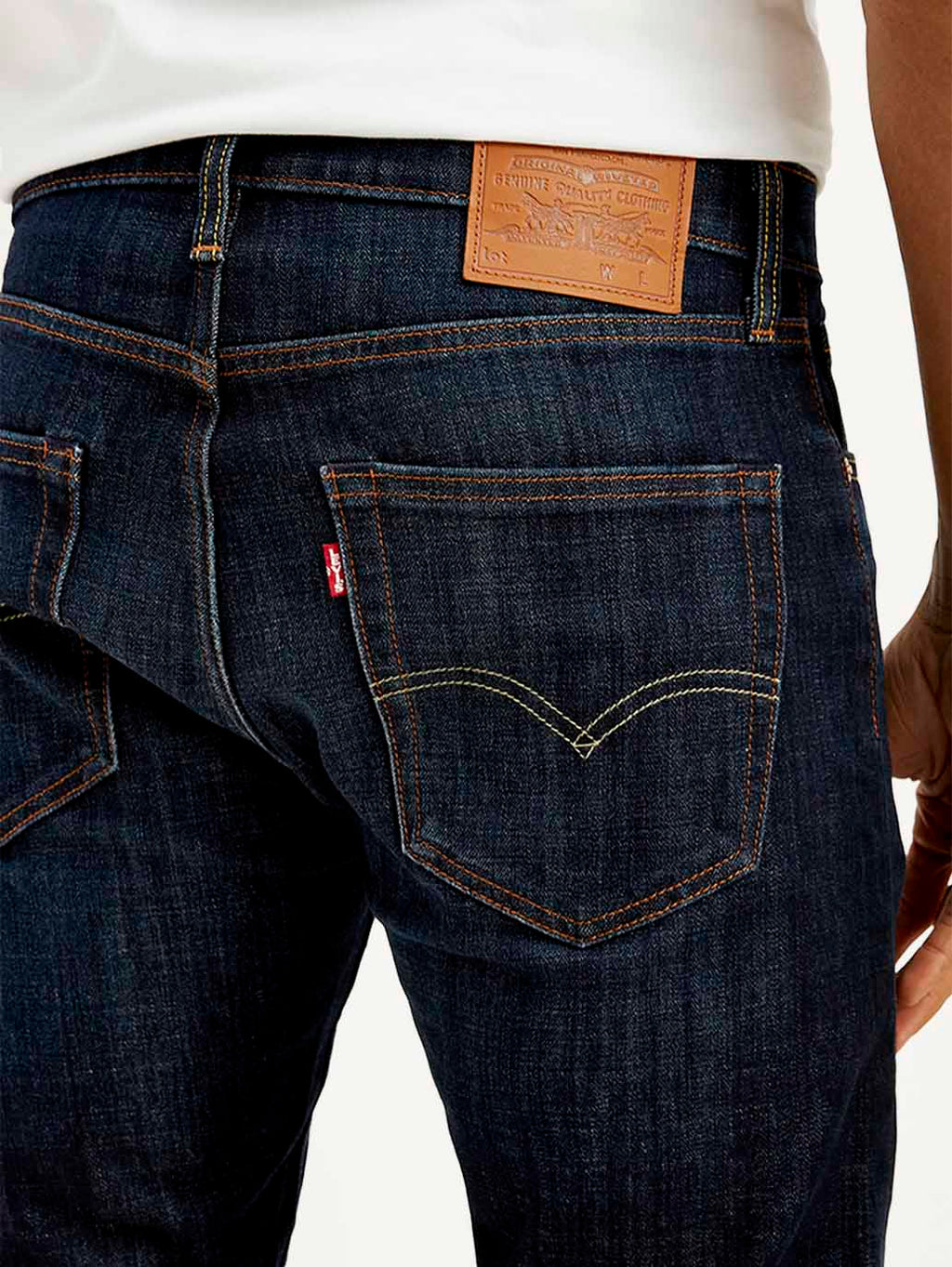 Men's 512 Navy Blue Slim Tapered Fit Mid Rise Jeans