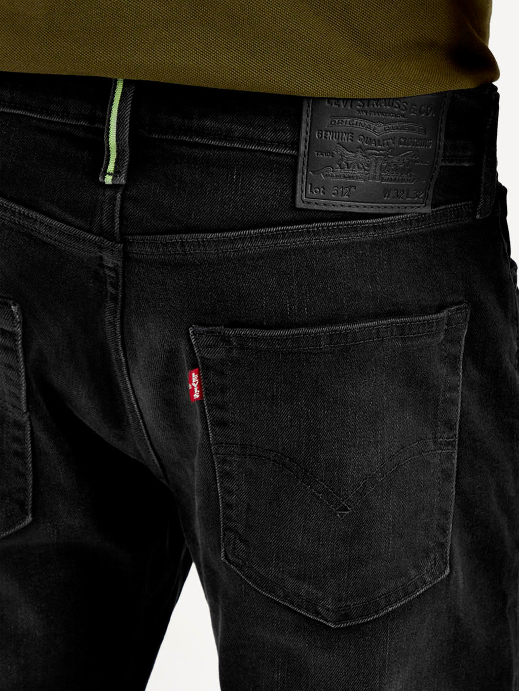 Men's 512 Grey Slim Tapered Fit Mid Rise Jeans