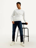 Men's 512 Blue Slim Tapered Fit Mid Rise Jeans