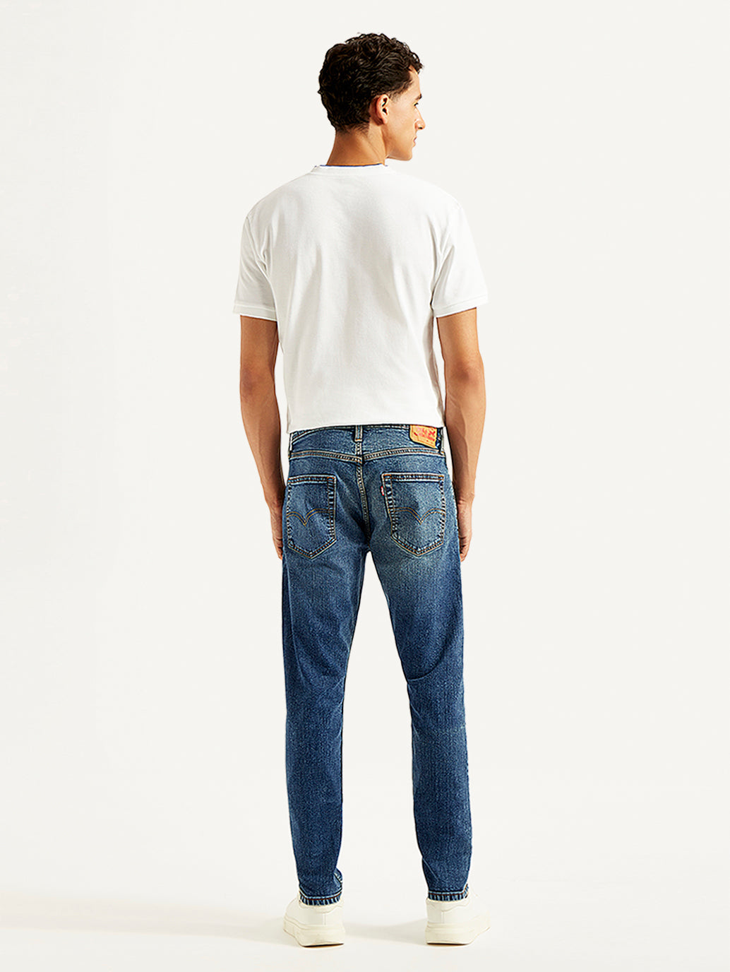 Men's 512 Blue Slim Tapered Fit Mid Rise Jeans