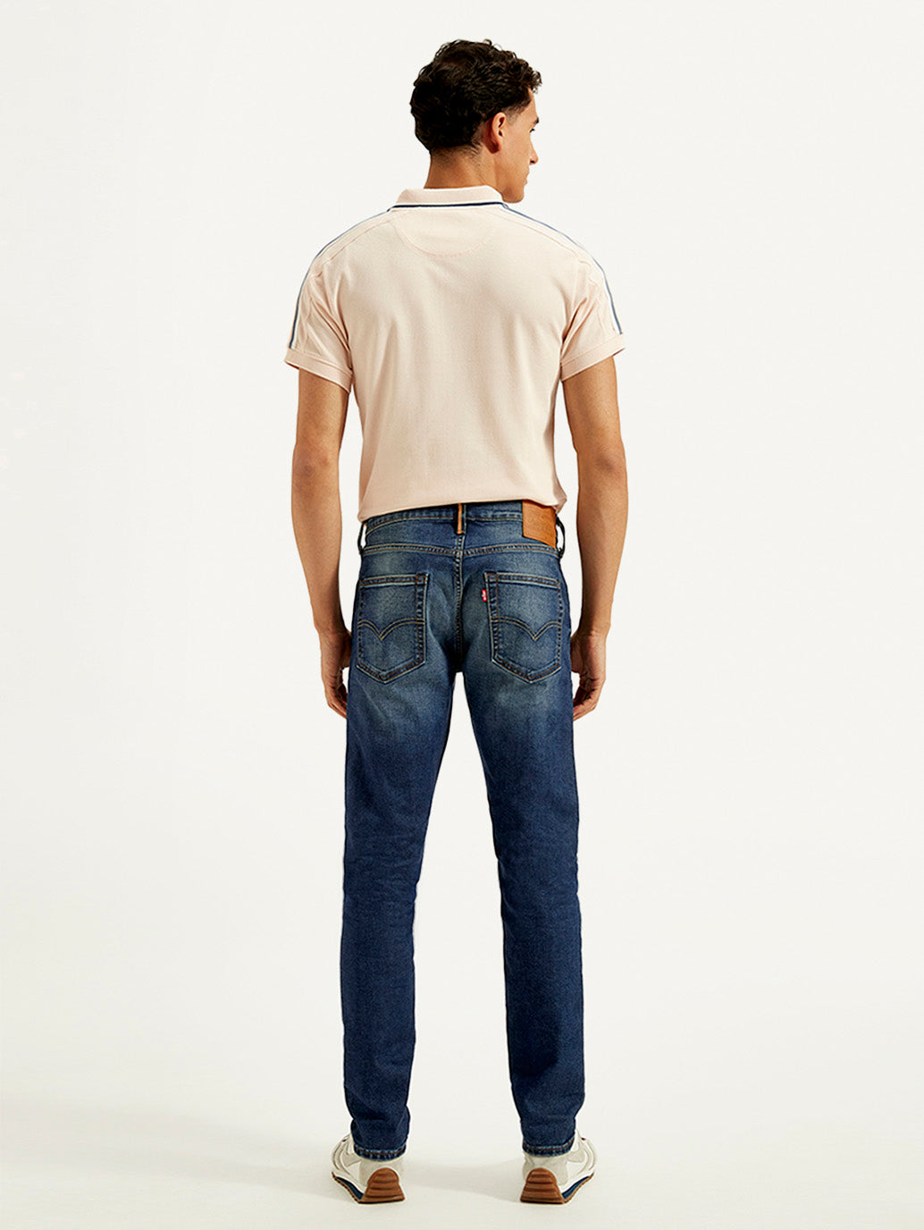 Men's 512 Blue Slim Tapered Fit Mid Rise Jeans