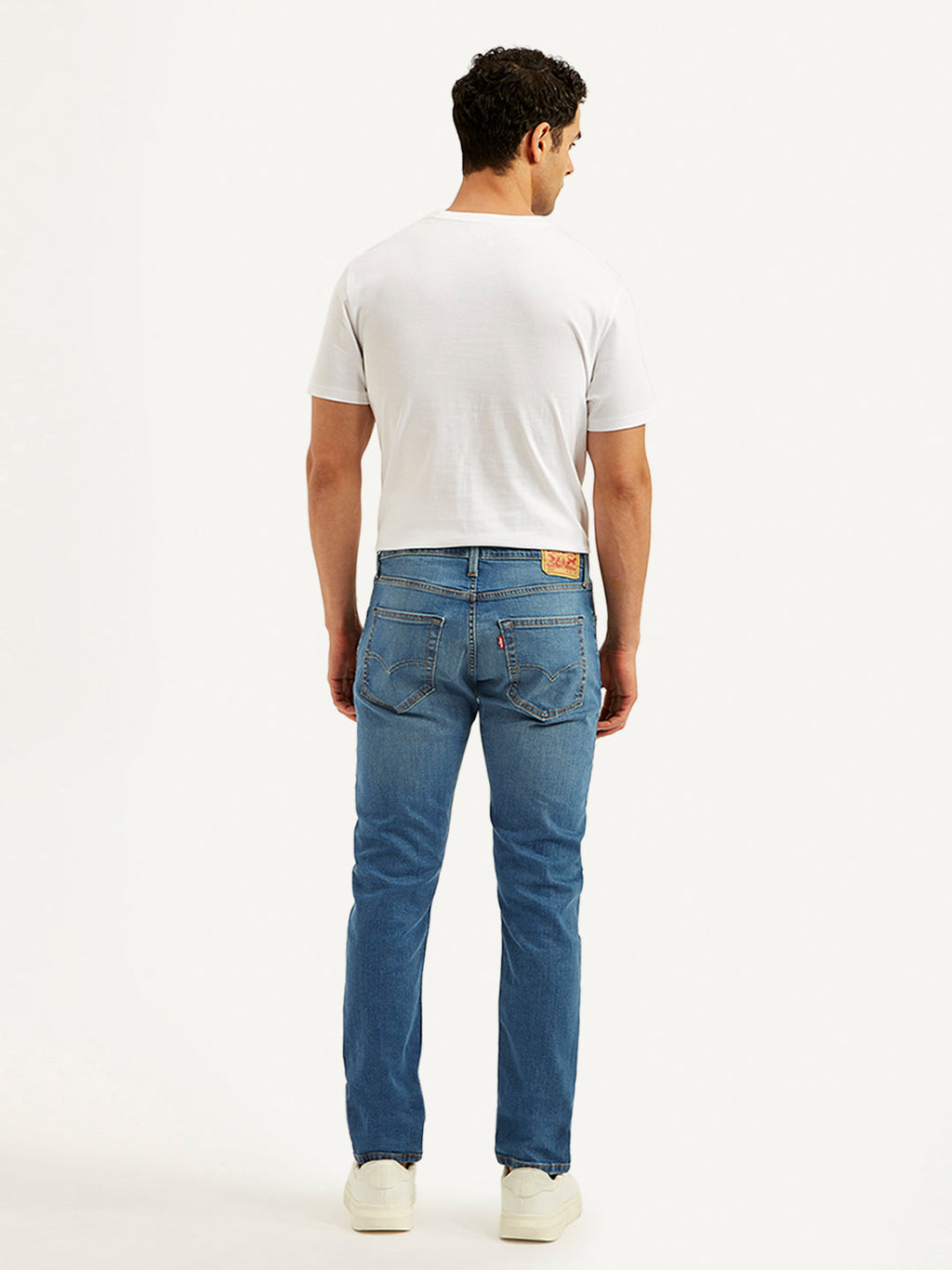 Men's 512 Blue Slim Tapered Fit Mid Rise Jeans