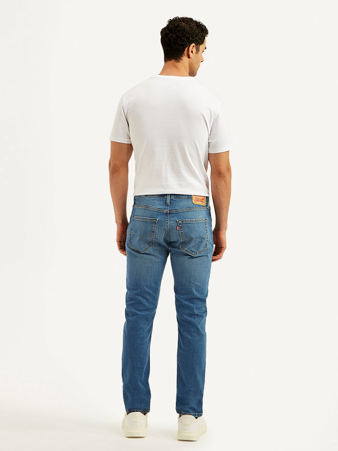 Men's 512 Blue Slim Tapered Fit Mid Rise Jeans