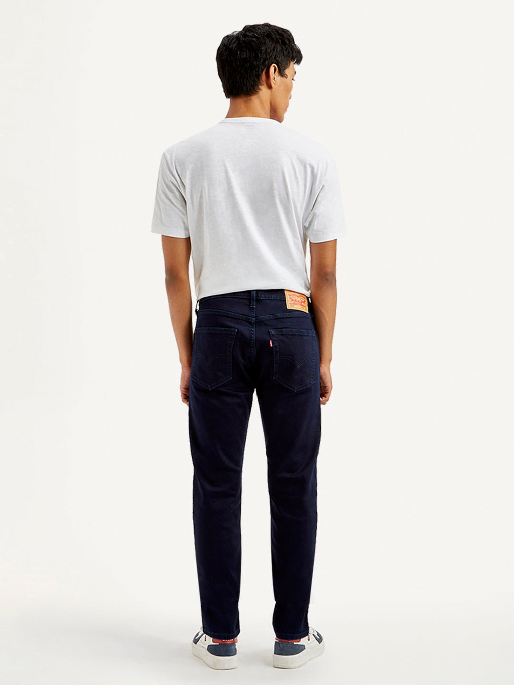 Men's 512 Navy Blue Slim Tapered Fit Mid Rise Jeans