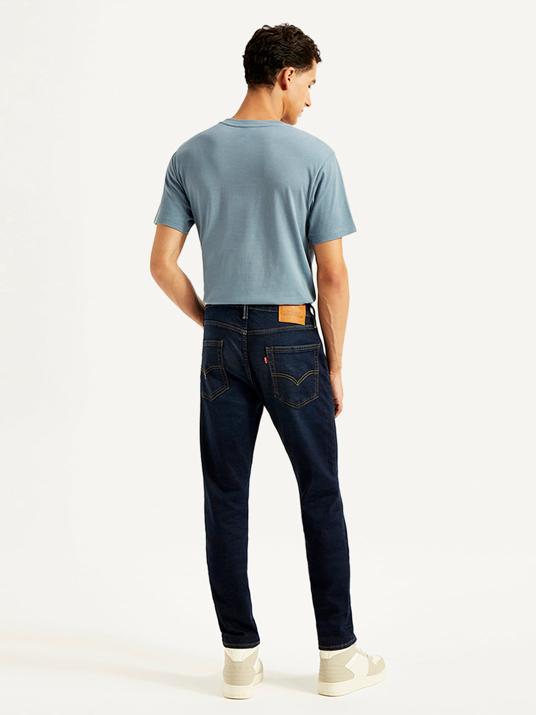 Men's 512 Blue Slim Tapered Fit Mid Rise Jeans